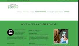 
							         Patient Portal for Hampton Family Practice								  
							    