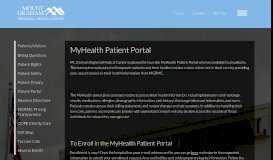 
							         Patient Portal :: For Patients :: Mt. Graham Regional Medical Center ...								  
							    