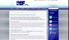 
							         Patient Portal Frequently Asked Questions - North Fulton Internal ...								  
							    