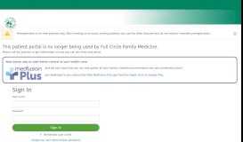 
							         Patient Portal - Full Circle Family Medicine - Medfusion								  
							    