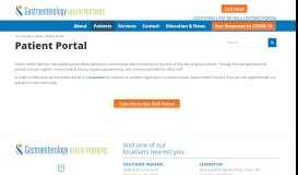 
							         Patient Portal, Gastroenterology Health Partners, Kentucky & Indiana								  
							    