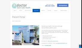 
							         Patient Portal - Gavin Lobo Health								  
							    