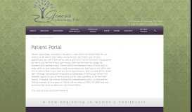 
							         Patient Portal « Genesis Gynecology								  
							    