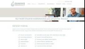 
							         Patient Portal | Genesys Family Medicine, PC | Murfreesboro, TN								  
							    