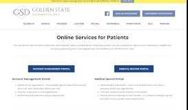 
							         Patient Portal | Golden State Dermatology Walnut Creek - Brentwood								  
							    