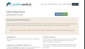 
							         Patient Portal. - Gordon Medical Associates								  
							    