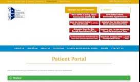 
							         Patient Portal - GPHA Inc.								  
							    