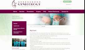 
							         Patient Portal - Greensboro Gynecology Associates								  
							    