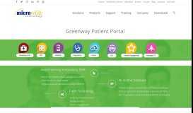 
							         Patient Portal Greenway Prime Suite patient engagement - Microwize								  
							    