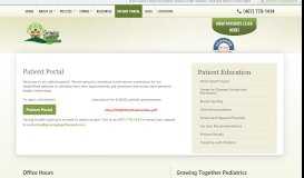 
							         Patient Portal - Growing Together Pediatrics - Pediatrics for Family ...								  
							    