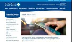 
							         Patient Portal | Guadalupe Regional Medical Center								  
							    