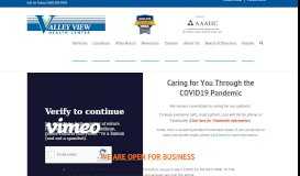 
							         Patient Portal Guide – Valley View Health Center								  
							    