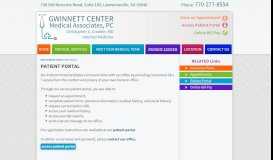 
							         Patient Portal - Gwinnett Center Medical Associates, PC, Dr ...								  
							    