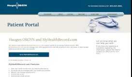 
							         Patient Portal - Haugen OB/GYN Associates								  
							    