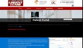 
							         Patient Portal | Health Care in Michigan | South Huron Urgent Care								  
							    