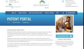 
							         Patient Portal - Health Care Services | Jennie Stuart Health | KY								  
							    