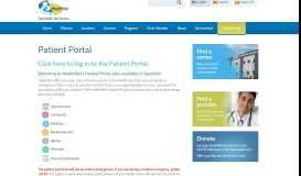 
							         Patient Portal | HealthNet | Health services to the medically underserved								  
							    