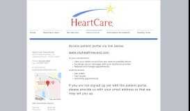 
							         Patient Portal - HeartCare								  
							    