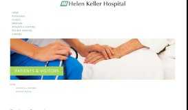
							         Patient Portal - Helen Keller Hospital								  
							    