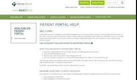 
							         Patient Portal Help at Hansen Family Hospital								  
							    