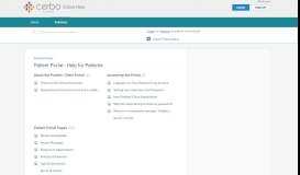 
							         Patient Portal - Help for Patients : Online Help - Freshdesk								  
							    