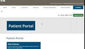 
							         Patient Portal - High Lakes Healthcare								  
							    