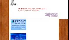 
							         Patient Portal - Hillcrest Medical Associates								  
							    