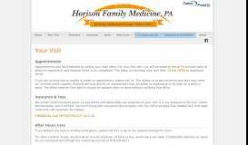 
							         Patient Portal ‹ Horizon Family Medicine								  
							    