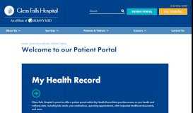 
							         Patient Portal - Hospital Guide - Online Patient Portal | Glens Falls ...								  
							    