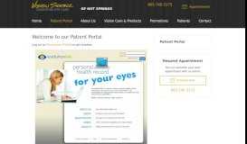 
							         Patient Portal – Hot Springs SD | Vision Source of Hot Springs								  
							    