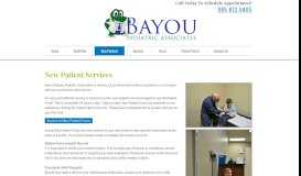 
							         Patient Portal, Houma, LA | Bayou Pediatric Associates								  
							    