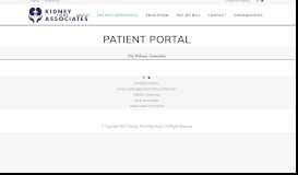 
							         Patient Portal - Houston Kidney Associates								  
							    