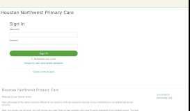 
							         Patient Portal - Houston Northwest Primary Care - Medfusion								  
							    