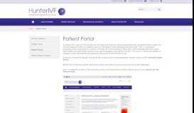 
							         Patient Portal | Hunter IVF								  
							    