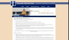 
							         Patient Portal - Huntington NY Family Practice | Island Medicine								  
							    