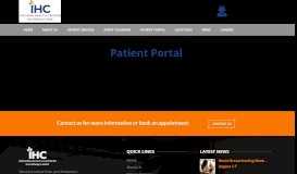 
							         Patient Portal - Indiana Health Centers								  
							    