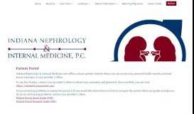 
							         Patient Portal | Indiana Nephrology & Internal Medicine								  
							    