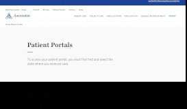 
							         Patient Portal - Indianapolis - St. Vincent								  
							    