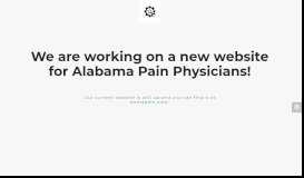 
							         Patient Portal Information | Alabama Pain Physicians								  
							    