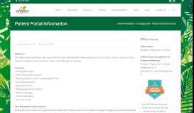 
							         Patient Portal Information – Premier Pediatrics								  
							    