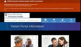 
							         Patient Portal Information | Princeton Health								  
							    