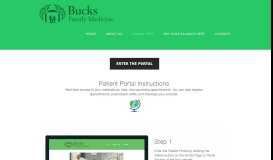 
							         Patient Portal Instructions — Bucks Family Medicine								  
							    