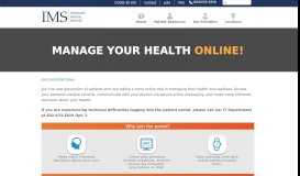 
							         Patient Portal | Integrated Medical Services								  
							    