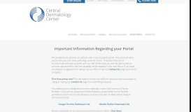 
							         Patient Portal Intercept - Central Dermatology Center								  
							    