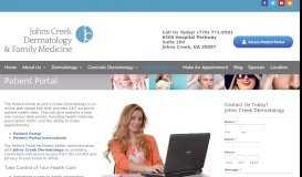 
							         Patient Portal | Johns Creek Dermatology								  
							    