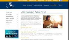 
							         Patient Portal | Josephson-Wallack-Munshower Neurology (JWM)								  
							    