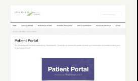 
							         Patient Portal | JourneyLite Physicians								  
							    