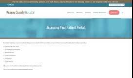 
							         Patient Portal - Kearny County Hospital								  
							    