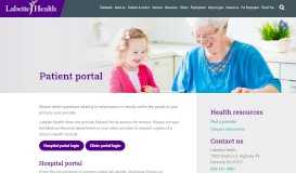 
							         Patient portal | Labette Health								  
							    