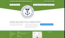 
							         Patient Portal Landing - Anchor Bay Clinic Family Medical ...								  
							    